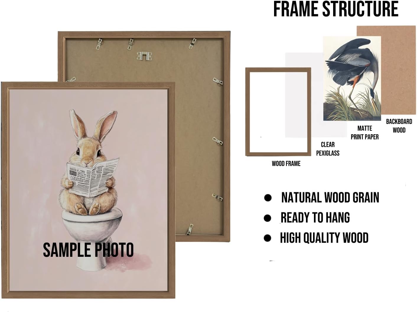 Gothic Graveyard Poster Art Print, Halloween Scary Vintage Wall Art Academia Spooky Painting Decoration for Horror Prints, Posters Bedroom Decor 89 (Gothic Graveyard, 11 x 14 inches, Wood Frame)