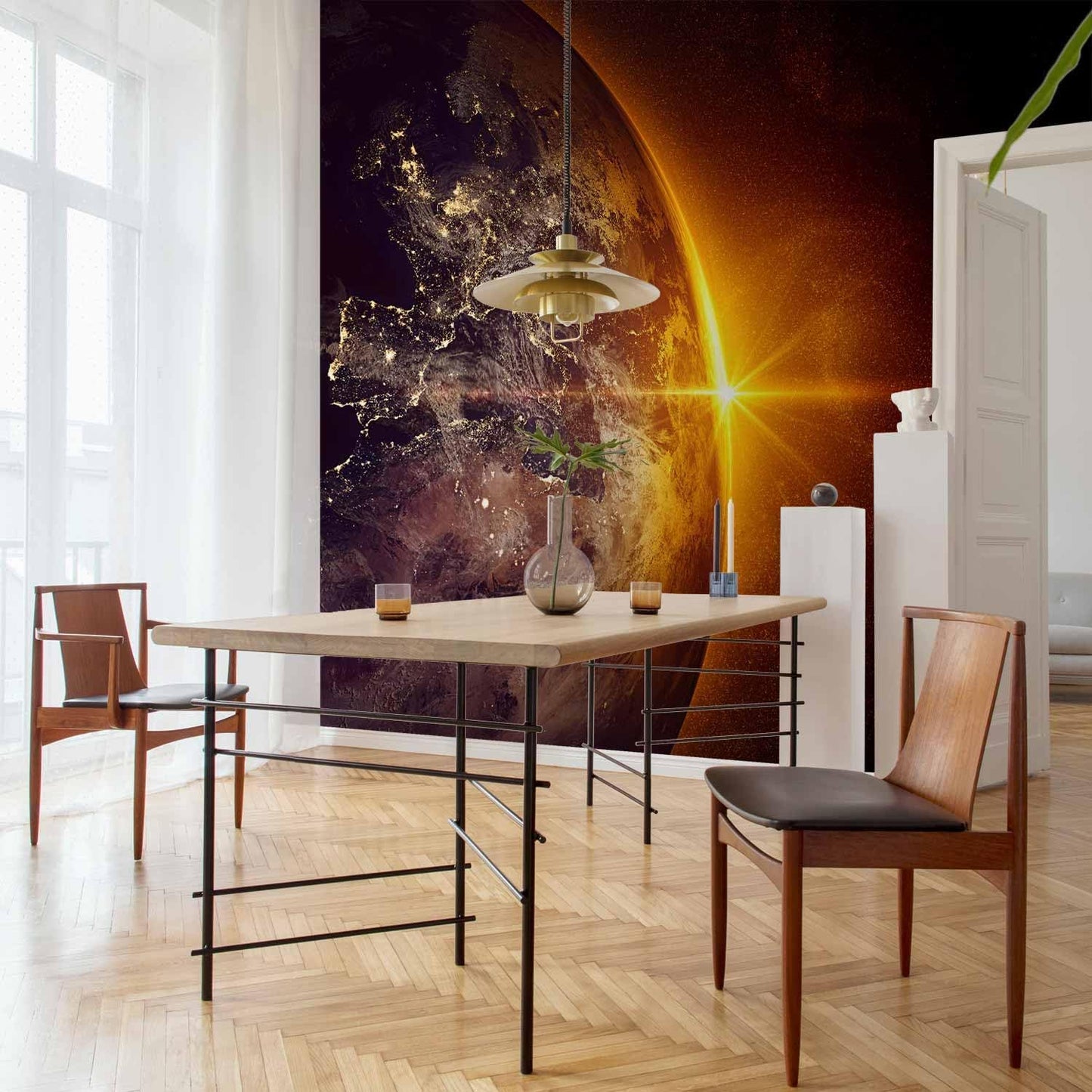 artgeist Premium Wall Mural Cosmos Galaxy 157x110 in - XXL Non-Woven Wallpaper Fleece Wall Decor Photo Print Picture Image Design Home n-B-0003-a-a