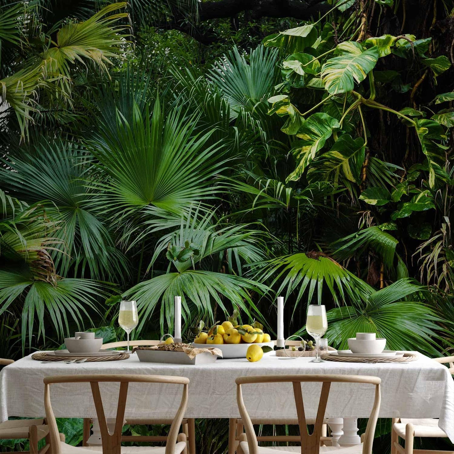 artgeist Premium Wall Mural Tropical 157x110 in - XXL Non-Woven Wallpaper Fleece Wall Decor Photo Print Picture Image Design Home b-B-0312-a-a