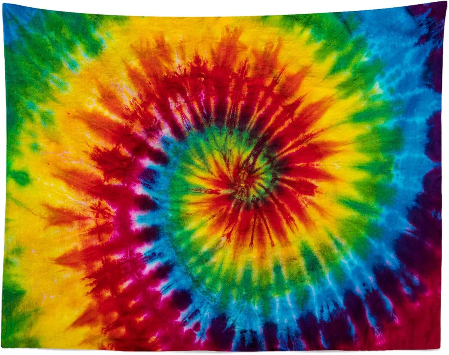 Loccor 12x10ft Tie Dye Tapestry Colorful Red Blue Yellow Green Orange Purple Retro Abstract Psychedelic Swirl Wall Hanging for Living Room Bedroom Dorm Home Decor (Pattern Painted on Polyester Fabric)