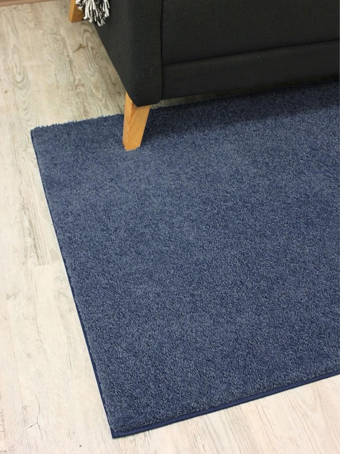 KOECKRITZ Soft and Colorful Kids Classroom Area Rugs (Passes Flammability Pill Test) Many Sizes and Bright Colors to Select from (7' Round, Navy)