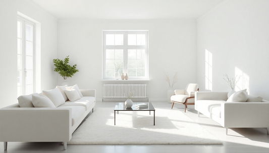 Embracing the Allure of Clean White Tones in Home Styling