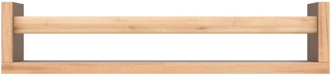 Gneric Floating Shelves for Wall, Burlywood Nursery Book Shelves, 15.7 inch Kids Bookshelf, Wall Shelves for Living Room Bedroom Decor,Kitchen Spice Rack,Bathroom Storage Rack(2 Pack)