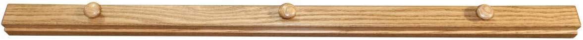 RRD Quilt Hanger for Wall for Display (42") Amish Made Wooden Quilt Rack Wall Mount - Rustic Tapestry Hangers for Rugs, Tapestries & Quilts - (Oak Wood, Fruitwood Stain, 42" Long)