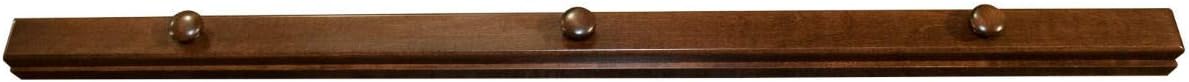 RRD Quilt Hanger for Wall for Display (54") Amish Made Wooden Quilt Rack Wall Mount - Rustic Tapestry Quilt Wall Hangers (Maple Wood, Coffee Stain, 54" Long)