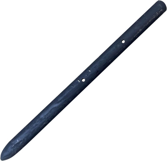 Sandbaggy Round Steel Concrete Form Stakes with Nail Holes - Rust Resistant Coating - Removable, Reusable (20, 3/4 in X 12 in)