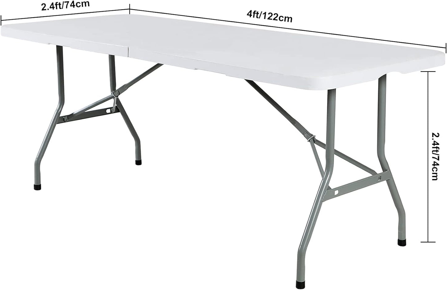 Spandex 4ft Waterproof Table Cover for Party,Wedding, Banquet, and Events(Gold)