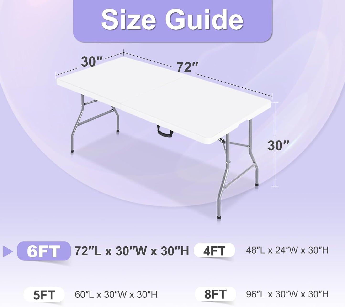 ABCCANOPY 6 FT Yellow Spandex Table Cover Stretch Fitted Wrinkle Resistant Tablecloth Reuse for Rectangular Folding Table Patry Event Wedding Banquet