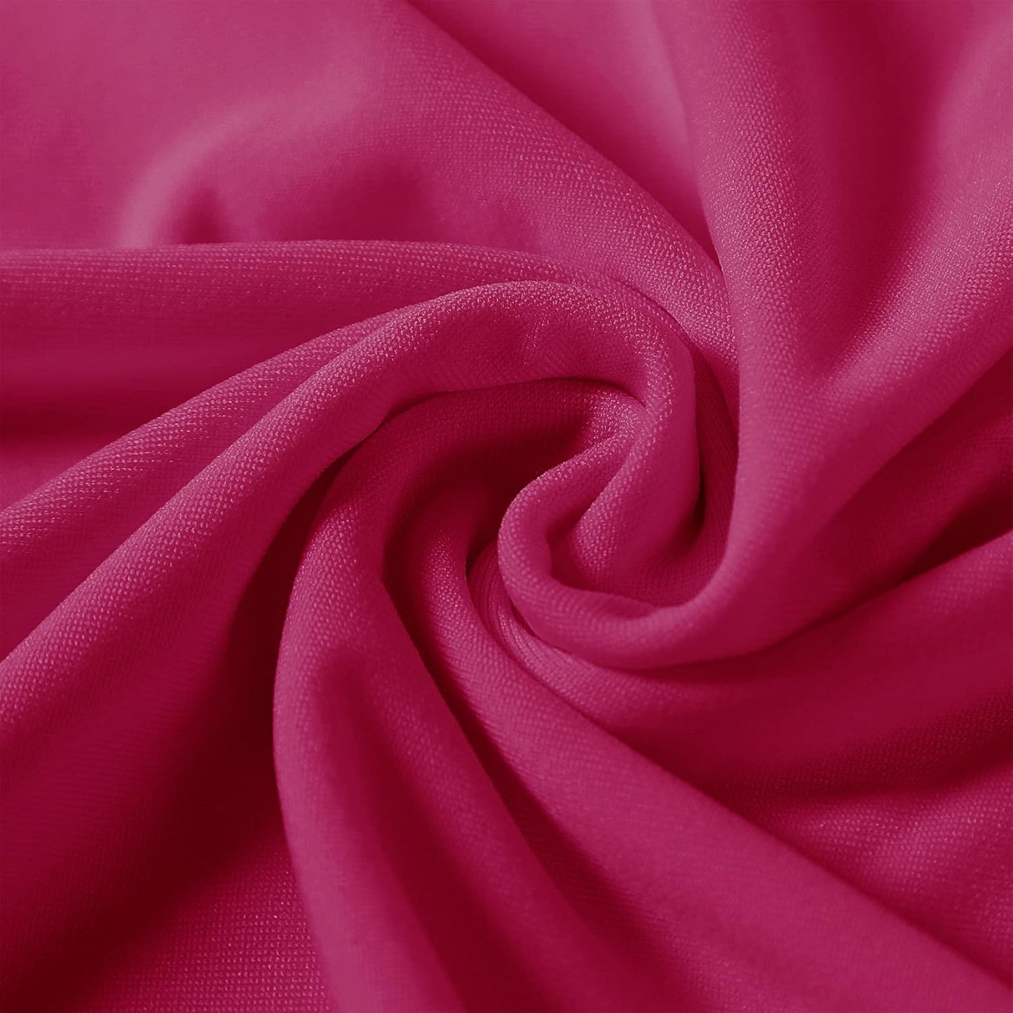 Spandex Chair Covers, 25PCS, Washable Protector for Living Room, Party, Banquet, Wedding, Hotel (Fuchsia)