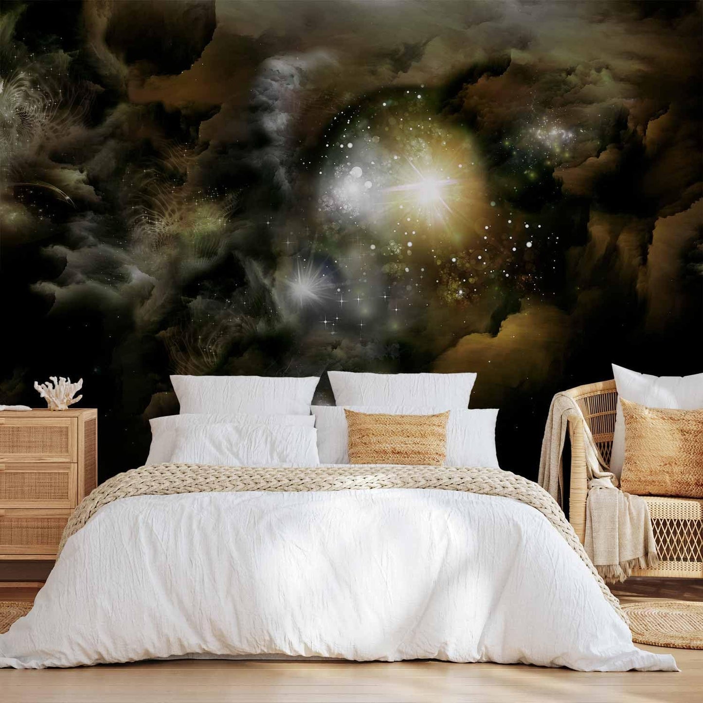artgeist Wall Mural Cosmos Galaxy 98x69 in - XXL Non-Woven Wallpaper Fleece Wall Decor Photo Print Picture Image Design Home n-A-0027-a-b