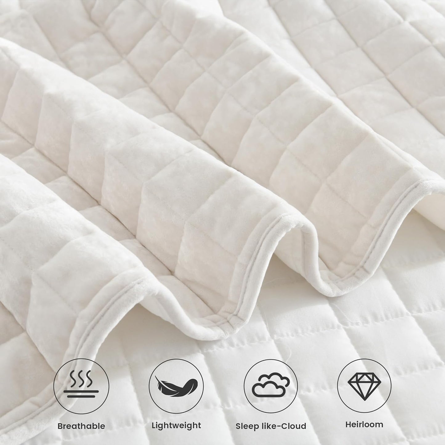 Secgo Twin Comforter Set for Bed - Velvet Quilts Twin Size, Black Bedspreads (68 * 86 Inch) with 2 Pillow Shams, Patchwork Reversible Lightweight Bedding