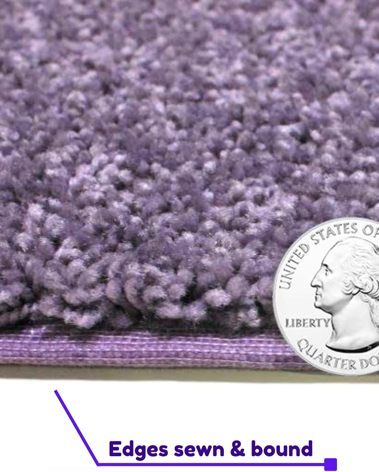 KOECKRITZ Soft and Colorful Kids Classroom Area Rugs (Passes Flammability Pill Test) Many Sizes and Bright Colors to Select from (6' Round, Lavender)