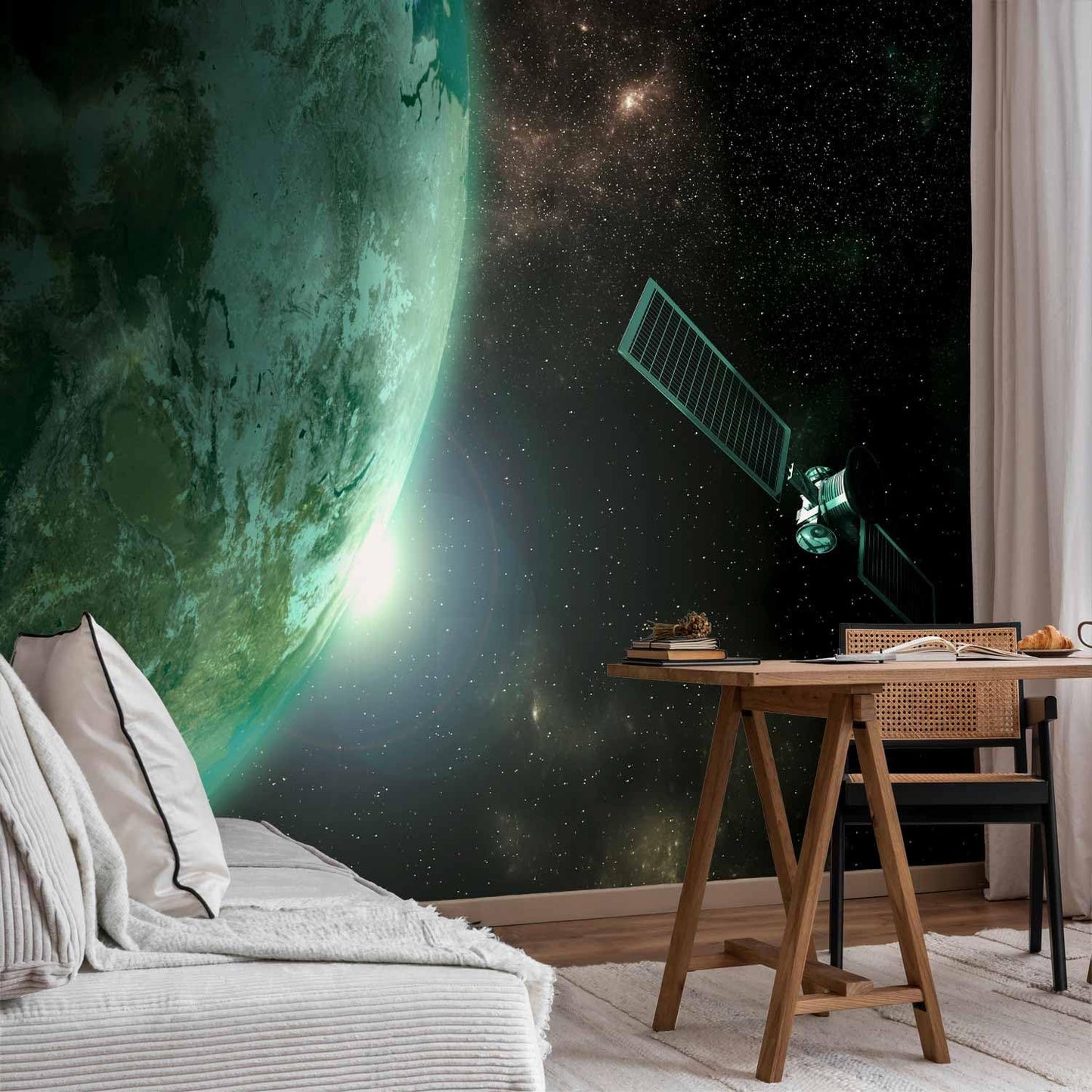 artgeist Premium Wall Mural Cosmos Galaxy 157x110 in - XXL Non-Woven Wallpaper Fleece Wall Decor Photo Print Picture Image Design Home n-B-0007-a-b