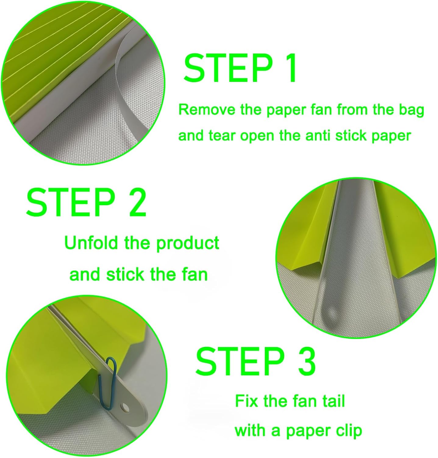 Green Graduation Party Decor,Tropical Party Decorations,Emerald Green Party Decorations,Hawaiian Themed Party Decorations,12in Hanging Paper Fans 30 Color DIY Set (Clear Green)