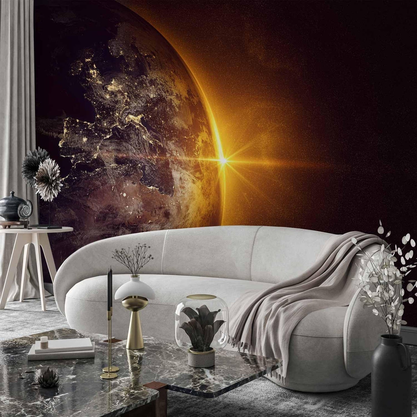 artgeist Premium Wall Mural Cosmos Galaxy 118x83 in - XXL Non-Woven Wallpaper Fleece Wall Decor Photo Print Picture Image Design Home n-B-0003-a-a