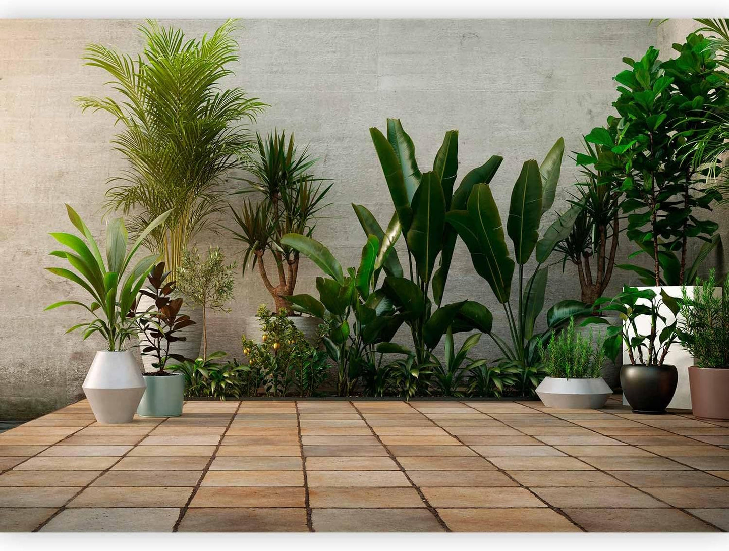 artgeist Wall Mural Nature 157x110 in - XXL Non-Woven Wallpaper Fleece Wall Decor Photo Print Picture Image Design Botanics Plants 3D Effect b-B-0600-a-a