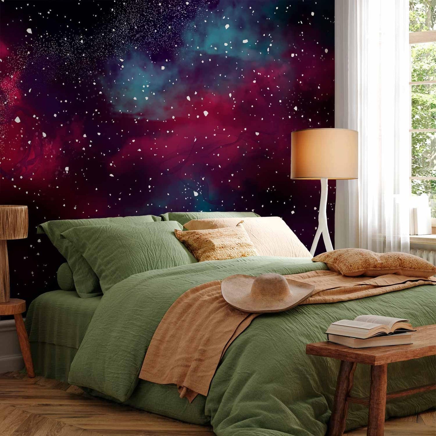 artgeist Premium Wall Mural Space 118x83 in - Non-Woven Wallpaper Fleece Wall Decor Photo Print Picture Image Design Home Mural Galaxy Universe Cosmos Sky a-A-10326-a-a