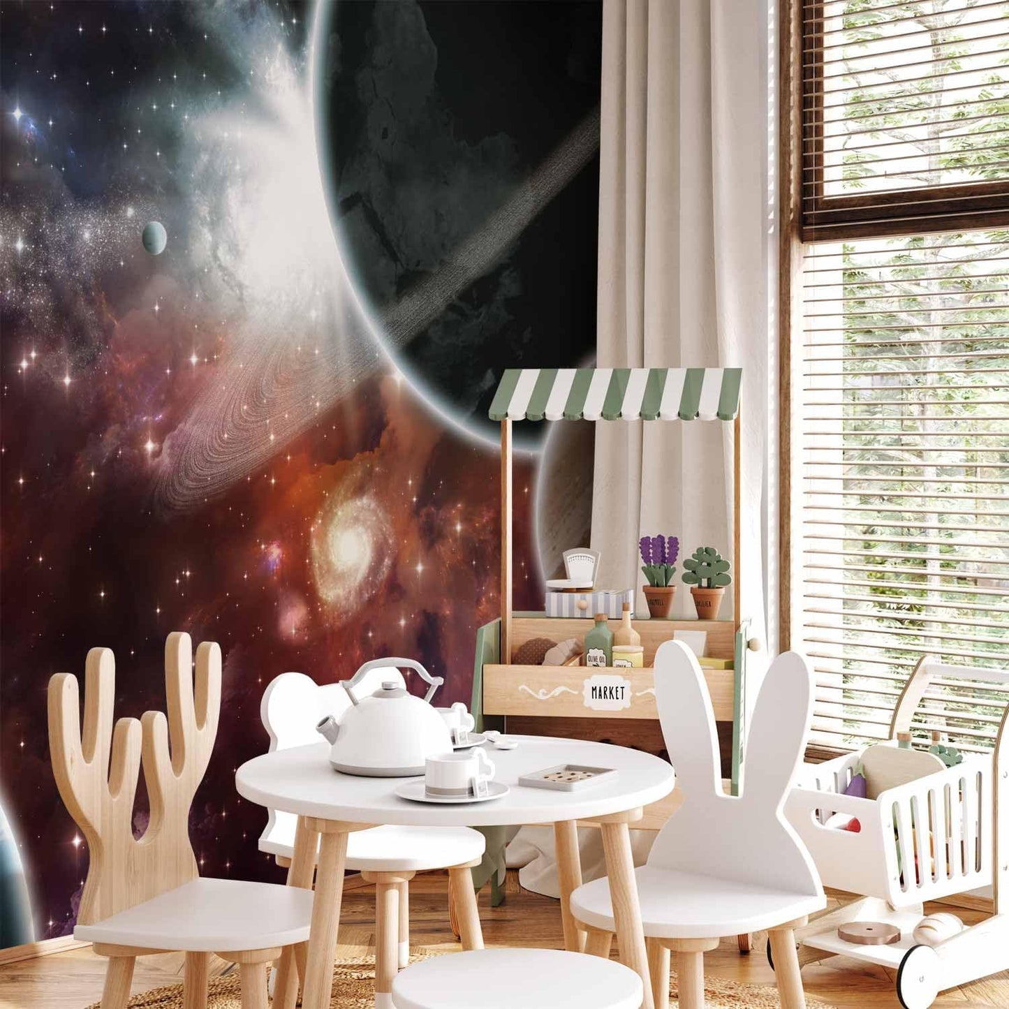 artgeist Premium Wall Mural Cosmos Galaxy 98x69 in - XXL Non-Woven Wallpaper Fleece Wall Decor Photo Print Picture Image Design Home 10110905-32