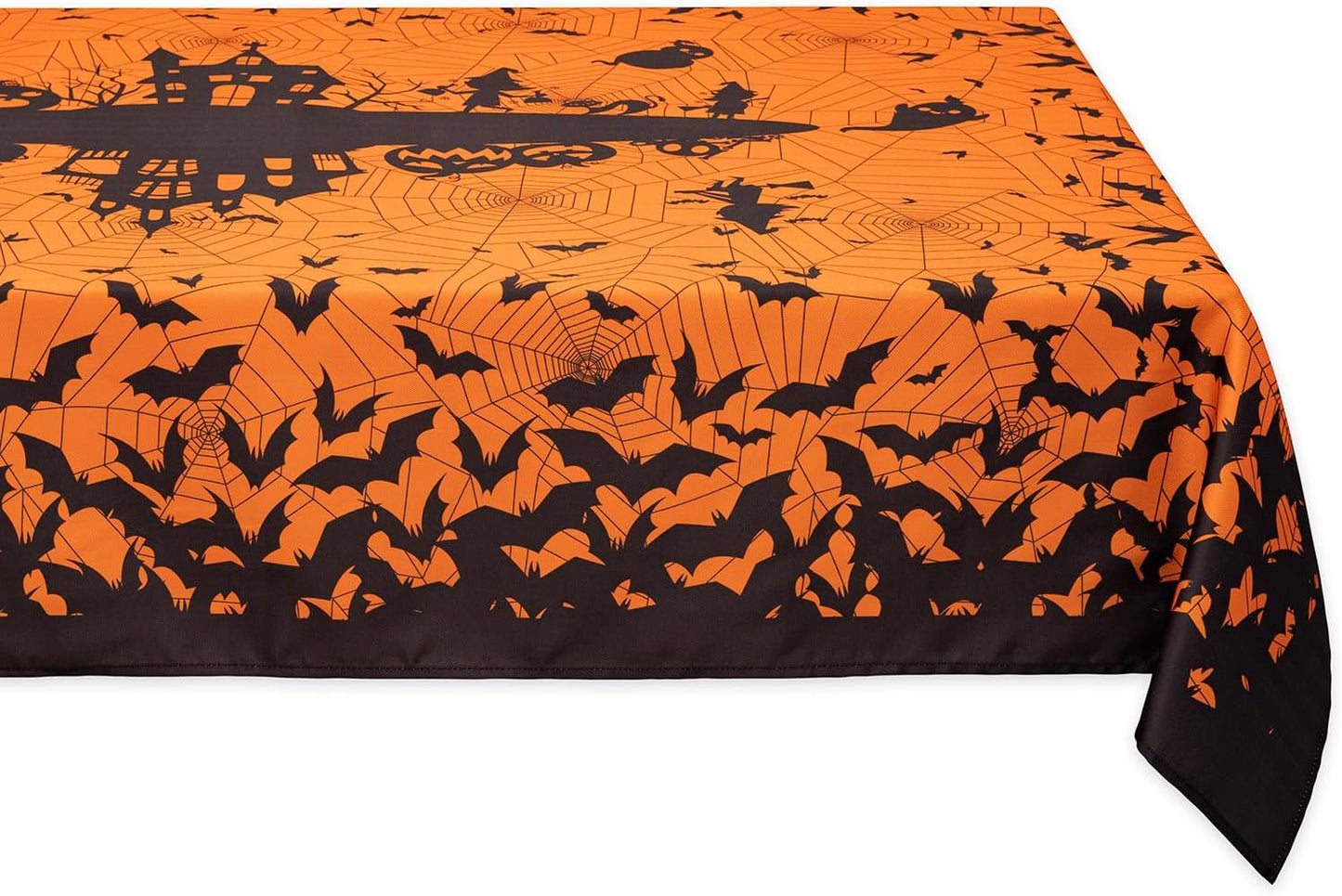 YiHomer Halloween Silhouettes Tabletop for Halloween Decorations, Dinner Parties and Scary Movie Nights, Horror Night, Tablecloth, 52 x 70 Rectangle