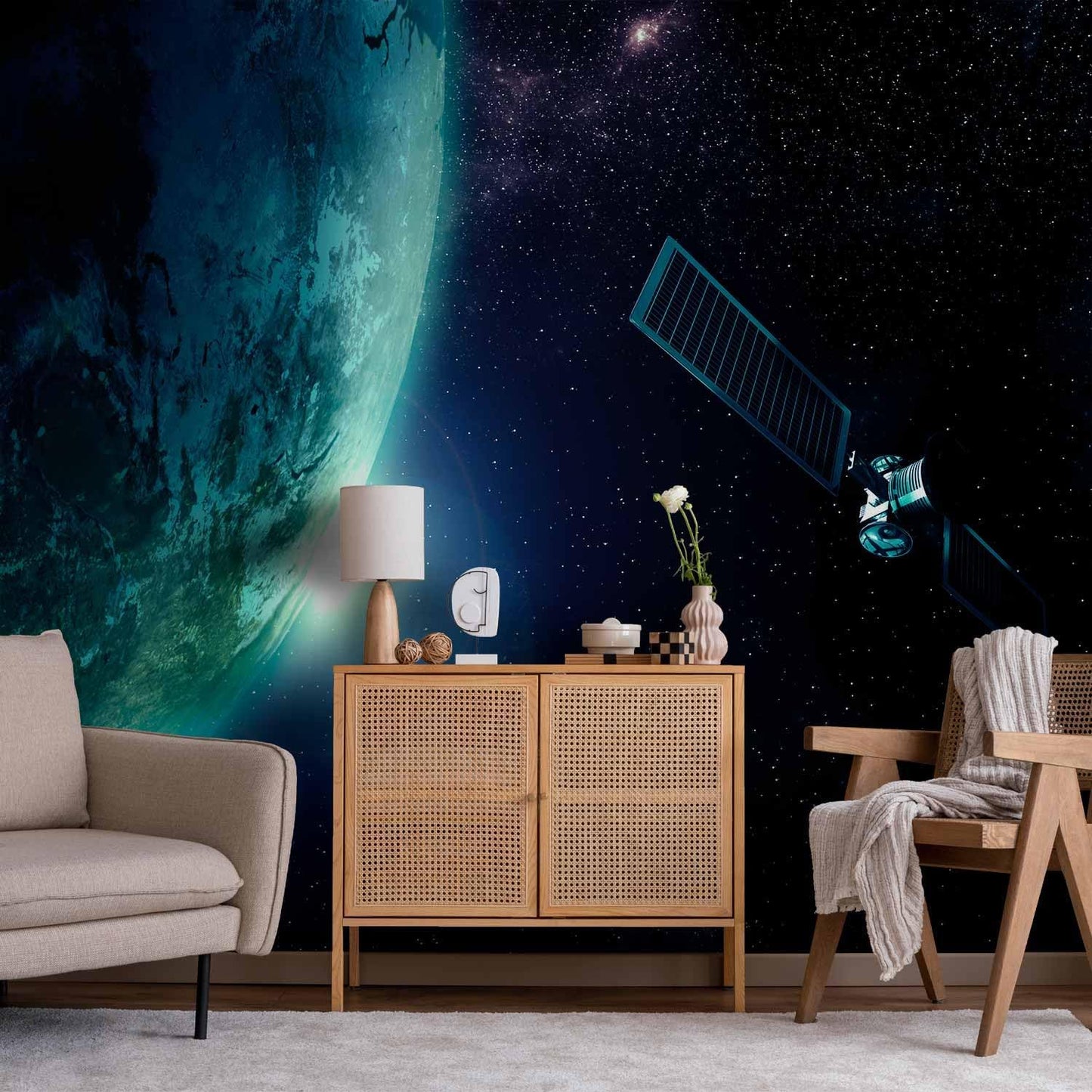 artgeist Wall Mural Cosmos Galaxy 197x138 in - XXL Non-Woven Wallpaper Fleece Wall Decor Photo Print Picture Image Design Home n-B-0007-a-c