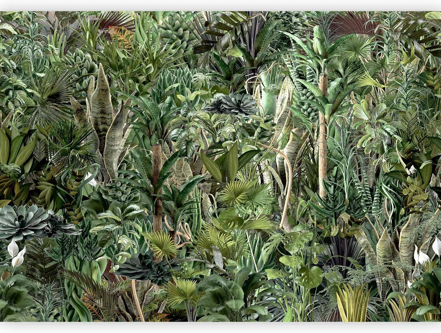 artgeist Wall Mural Leaves 98x69 in - XXL Non-Woven Wallpaper Fleece Wall Decor Photo Print Picture Image Design Plants Abstract Nature Botanical b-C-0858-a-a
