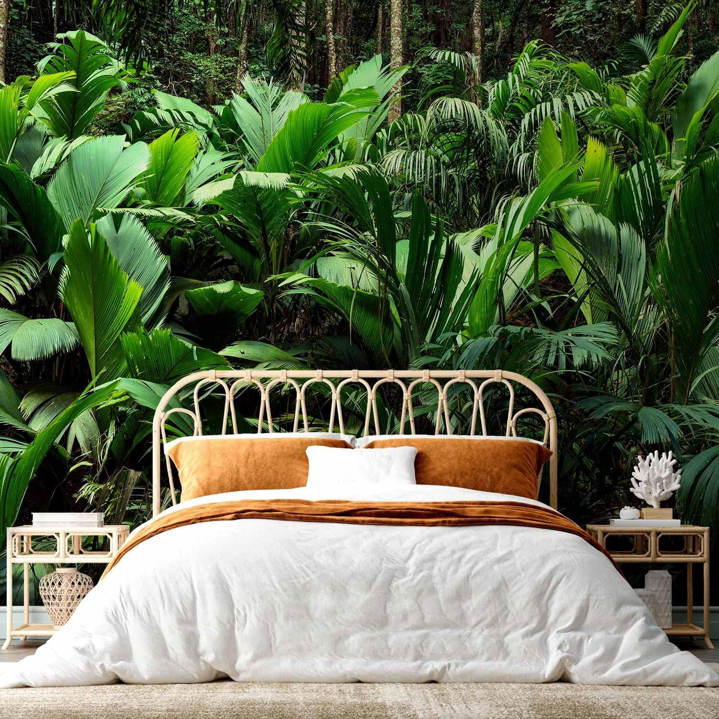 artgeist Premium Wall Mural Nature 118x83 in - XXL Non-Woven Wallpaper Fleece Wall Decor Photo Print Picture Image Design Botanical Plants Jungle Leaves b-B-0594-a-a