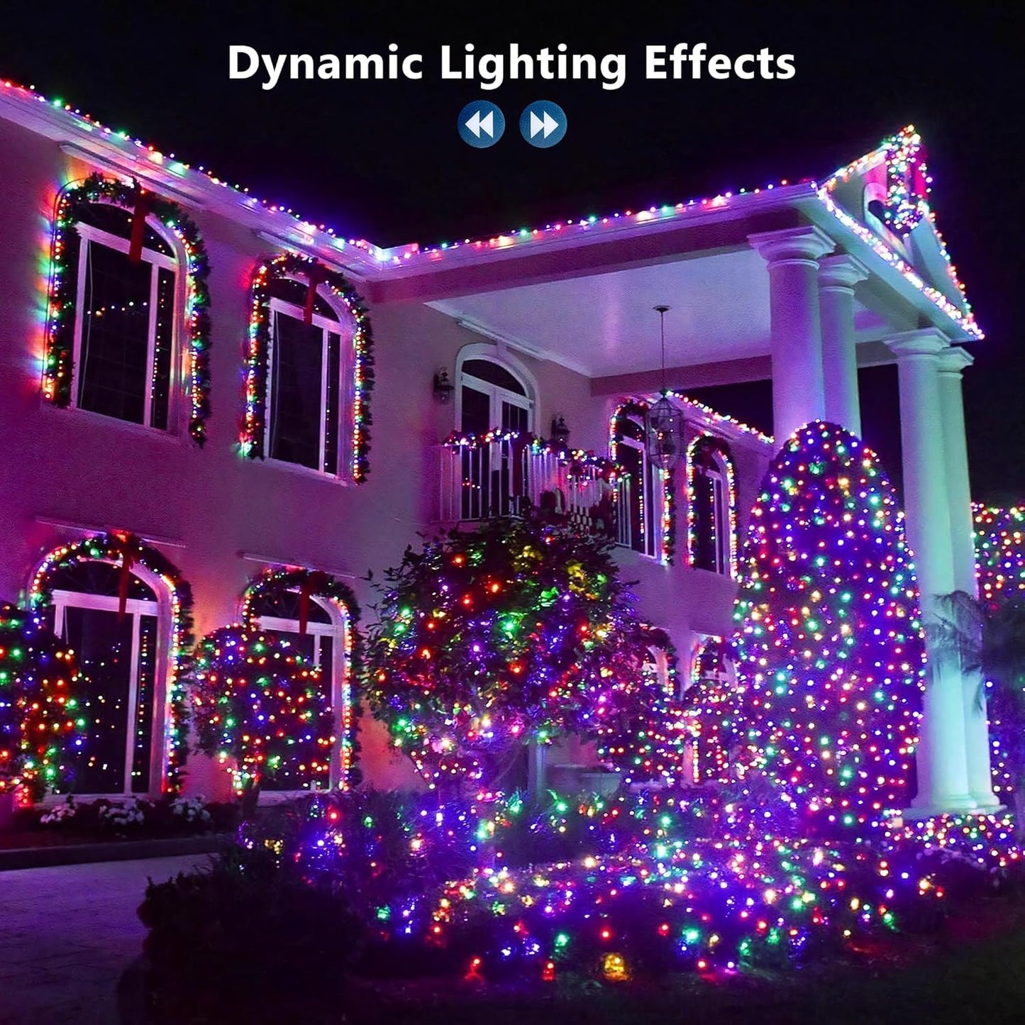 BrizLabs Orange Purple Halloween Lights, 33FT 100 LED RGB Color Changing String Lights with Remote, Dimmable Mini Christmas Light String with Timer for Indoor Outdoor Halloween Thanksgiving Xmas Decor