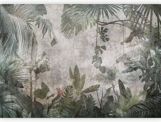 artgeist Wall Mural Tropical Leaves 173x124 in - Peel and Stick Self-Adhesive Wallpaper Removable Large Sticker Foil Wall Decor Print Picture Image Design Jungle Nature Monstera b-C-0821-a-a