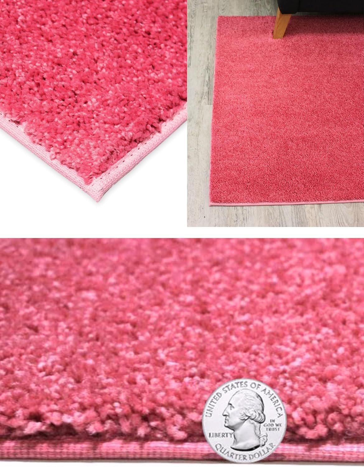 KOECKRITZ Soft and Colorful Kids Classroom Area Rugs (Passes Flammability Pill Test) Many Sizes and Bright Colors to Select from (6' x 8', Glamour)