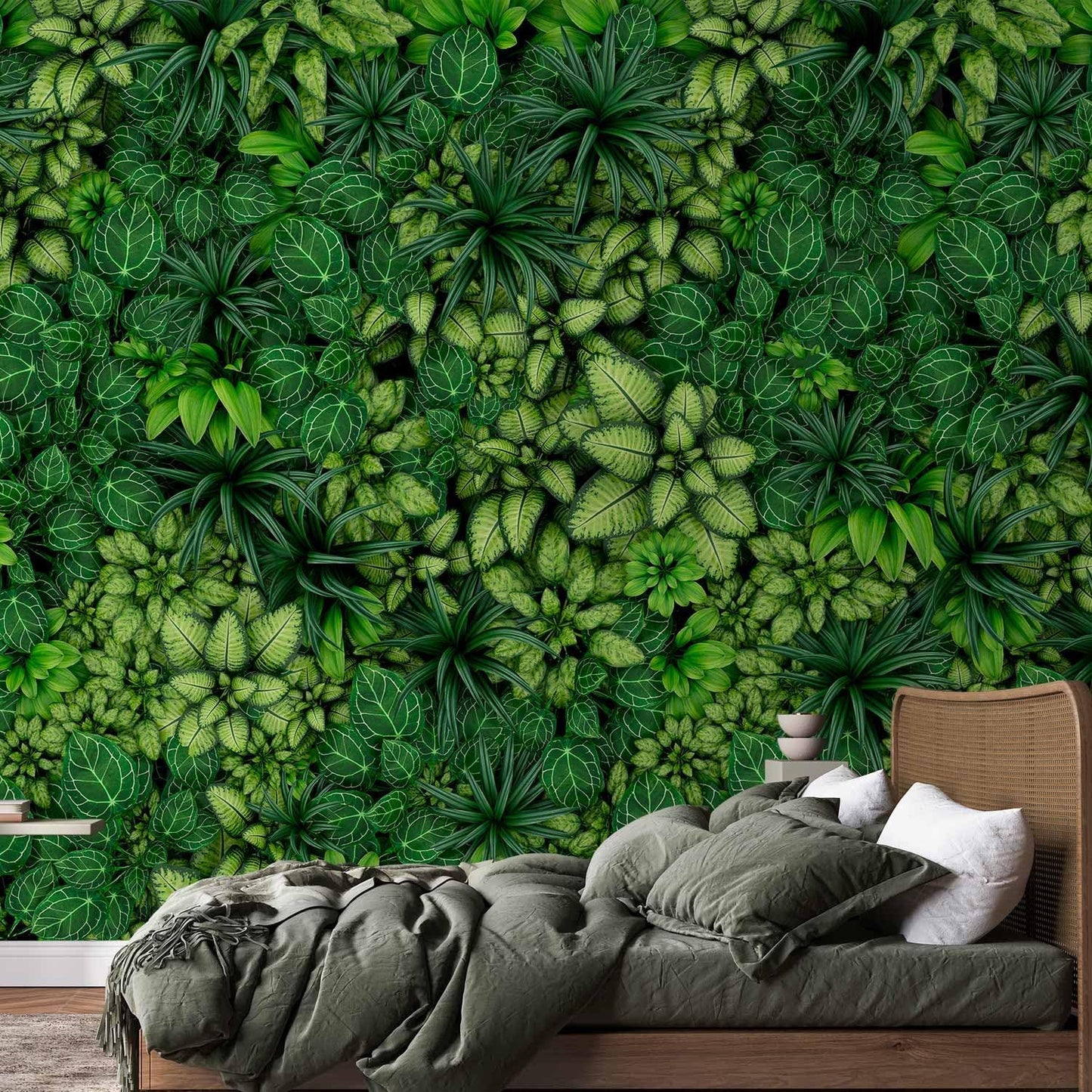 artgeist Wall Mural Plants 118x83 in - XXL Non-Woven Wallpaper Fleece Wall Decor Photo Print Picture Image Design Nature Botanics Tropical Leaves b-B-0601-a-a
