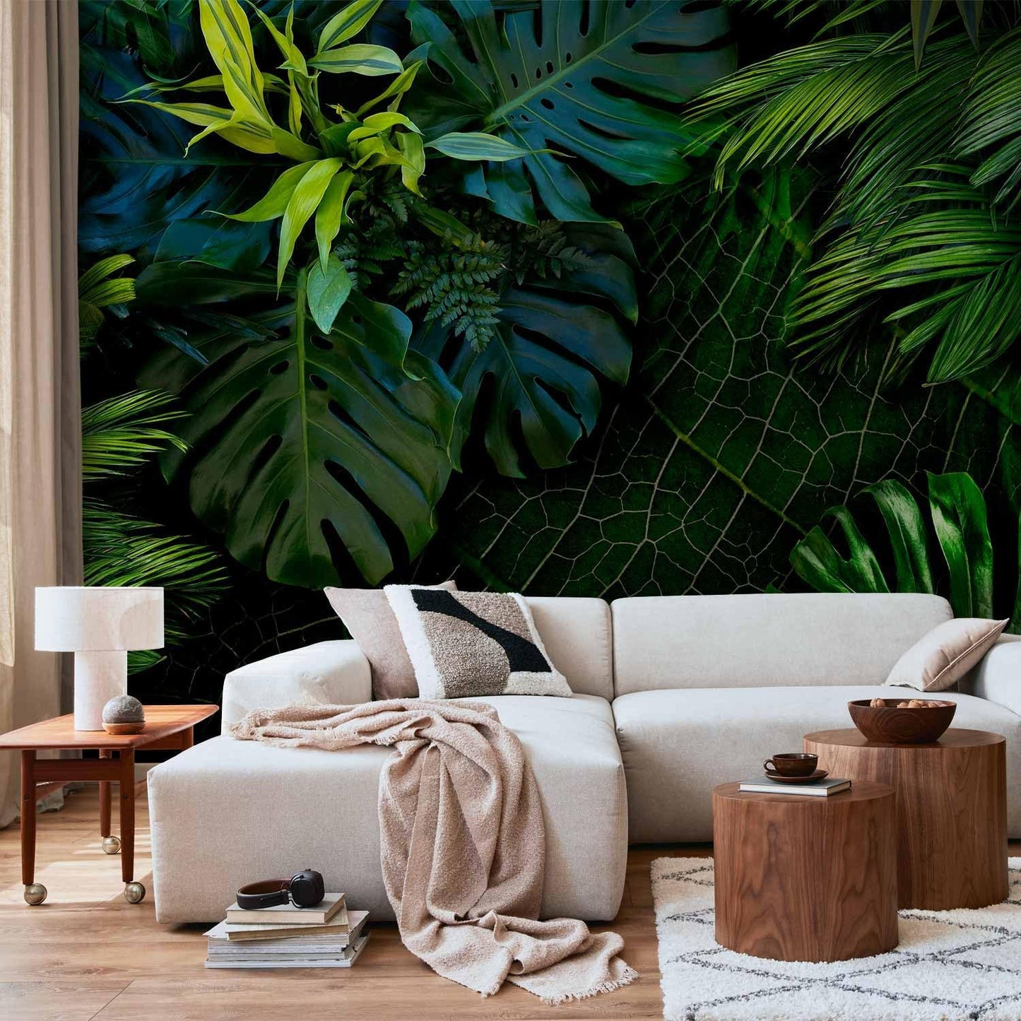 artgeist Wall Mural Tropical 118"x83" XXL Peel and Stick Self-Adhesive Wallpaper Removable Large Sticker Foil Wall Decor Print Picture Image Design