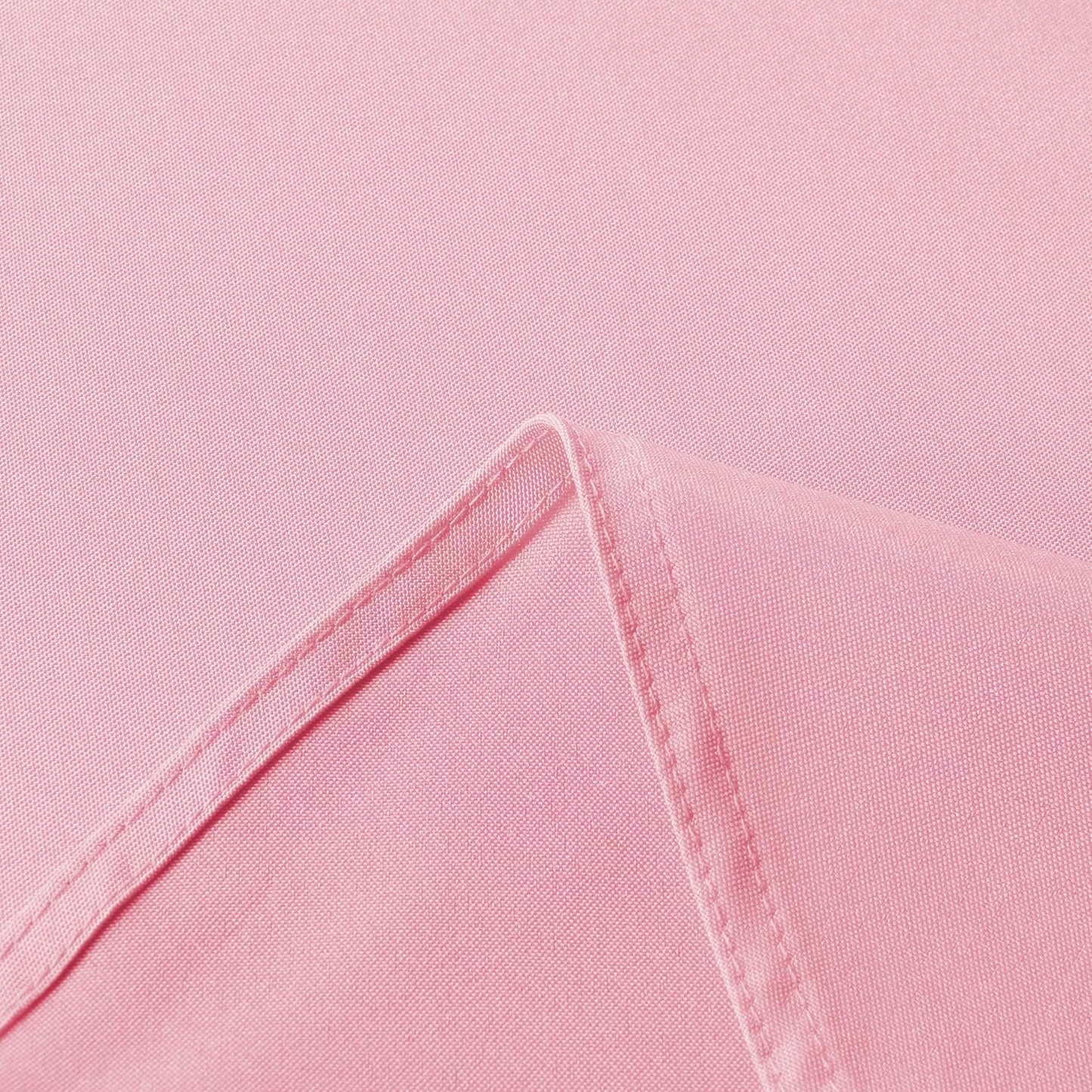 sancua Rectangle Tablecloth - 54 x 54 Inch - Stain and Wrinkle Resistant Washable Polyester Table Cloth, Decorative Fabric Table Cover for Dining Tables, Buffet Parties and Camping, Pink