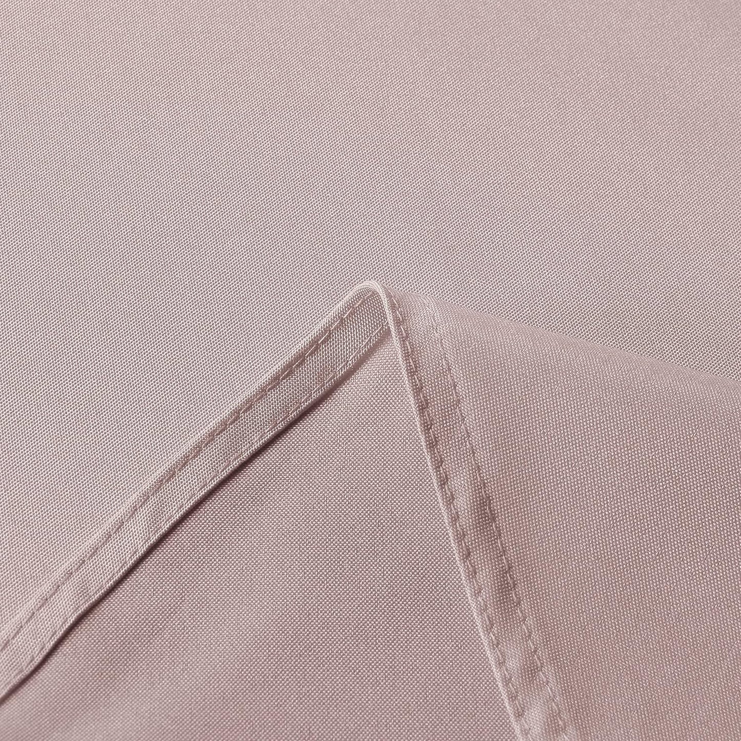 sancua Square Tablecloth - 70 x 70 Inch - Stain and Wrinkle Resistant Washable Polyester Table Cloth, Decorative Fabric Table Cover for Dining Tables, Buffet Parties and Camping, Blush