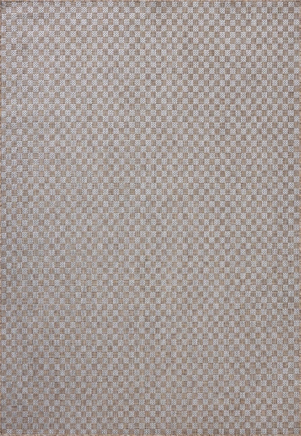 Loloi Amber Lewis Topanga Collection TOP-02 Natural/Silver 6'-7" x 9'-4" Indoor/Outdoor Area Rug
